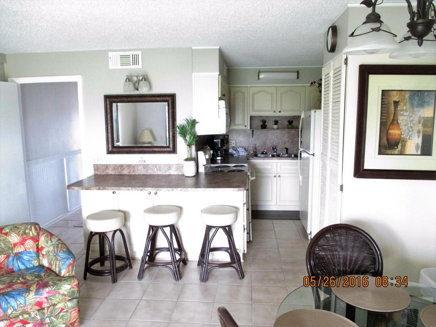 Great 1st floor , no elevators , Parking at the front door . New up grades in kitchen and bathroom . Washer Dryer . Well maintained and a great rental. Very clean .