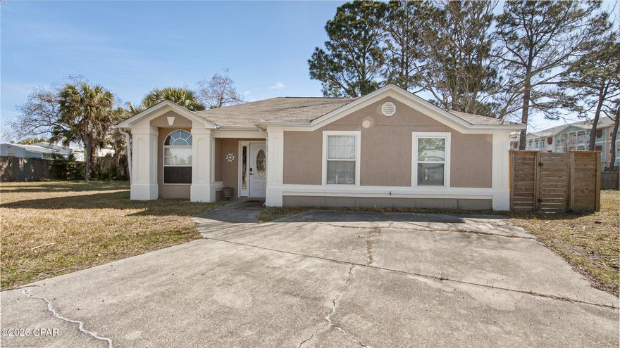 Recently upgraded and move-in ready! This Panama City Beach home features beautiful tile backsplash and upgraded tile showers, adding a modern touch throughout. Enjoy a fully fenced backyard—perfect for pets, kids, or entertaining. Conveniently located just minutes from the beach, shopping, and dining, this home offers the ideal blend of comfort and coastal living.