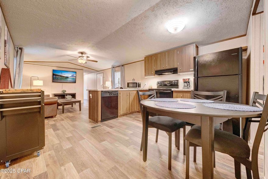 Price Improvement!! Move-In Ready Fully Furnished 3-Bedroom Home Near Tyndall AFB!! AND.....a BIG, BEAUTIFUL, NEW SHED FULLY WIRED!!

Welcome to this charming abode, offering comfort, convenience, and an excellent value for first-time buyers. 

The open-concept floor plan features a brightly lit living area, a user friendly kitchen with modern appliances, and a comfortable dining space perfect for everyday living. The primary suite includes a private bath, while two additional bedrooms provide flexibility for guests, a home office, or hobbies.

Outdoors, you'll find a fenced-in side yard and full perimeter fencing for added privacy. A 12x20 lofted workshop—wired with electricity and equipped with a ramp—offers the perfect space for projects, storage, or a small business setup.

Located just minutes from Tyndall Air Force Base, THE BEACHES, shopping, and local dining, this home combines affordability and functionality in a convenient Panama City location.

Call your favorite Realtor to see it today!! Buyer to confirm all measurements.