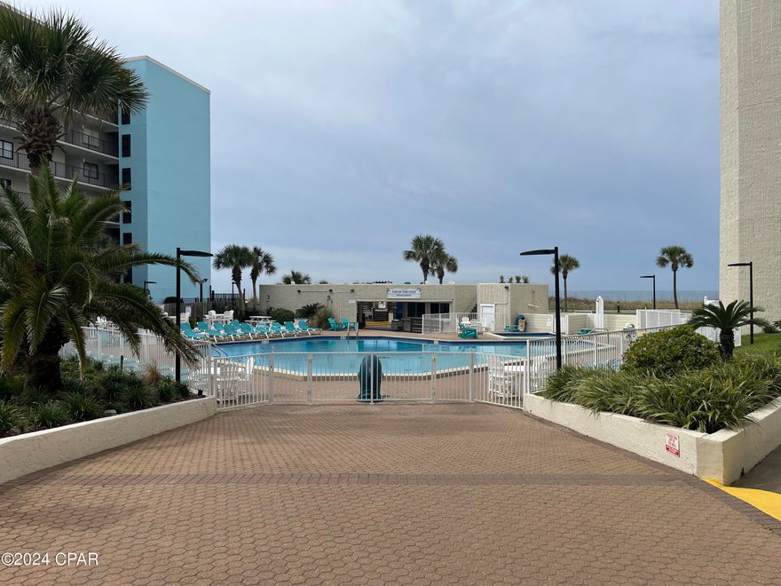 CURRENTLY UNDER CONTRACT, SELLER WILL CONSIDER BACKUP OFFERS
**Don't miss seeing this great Studio Unit 705 at Top of the Gulf. ** A beautiful gulf front view and an investor's dream! The unit has several new items: AC unit, water heater, queen mattress, bathroom fixtures. There is an awesome pool with snack shack,  workout facility, beautiful private beach, game room, shuffle board, corn hole and laundry facility available on site. The complex has new windows, doors and railing. Also new roof on building. The condo view of the beach is stunning. Everything stays. Low HOA fees, Wi-Fi and cable included. So, this is a turnkey deal that allows you to start making money as soon as you get the keys! Wondering what to do off the beach, you're right down the road from Ripley's Believe it or Not, Pirate's Island Adventure Golf, Coconut Creek Family Fun Park, Race City go carts, and so much more!! Make an offer today!