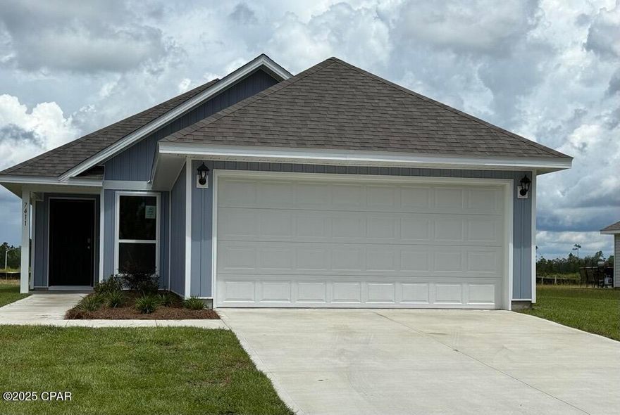 Welcome to 7411 Morningside Dr. The Celeste floor plan is a 3-bedroom, 2 bathroom, 1,427 square feet open concept home. As you enter, you will notice the living room as the focal point of the home as it opens to the kitchen, hallway, and primary bedroom.

The main areas are made with beautiful EVP flooring and carpet in the bedrooms. The kitchen has granite countertops and shiny stainless-steel appliances including a stove, microwave, and dishwasher. The bathroom also has granite countertops and EVP flooring, and the primary bathroom features a double vanity while the guest bathroom features a single vanity. Like all homes in Morningside, the Celeste includes a Home is Connected smart home technology package which allows you to control your home with your smart device while near or away.

On the outside you will see durable vinyl siding and the spacious 2 car garage. Each home has dimensional shingles with a 30-year warranty. Each yard is fully sodded and has plenty of room to enjoy activities with your family or friends.

Whatever home you're looking for, you will find one at Morningside. Schedule a tour to see this beautiful floor plan.