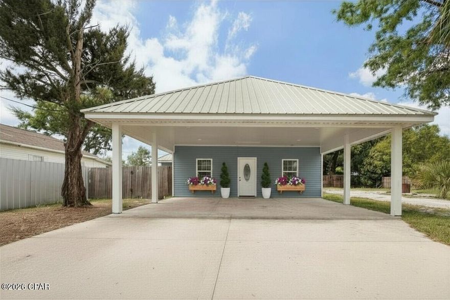 Welcome to 403 N East Avenue in Panama City, Florida--a beautifully built 2022 home offering approximately 3 bedrooms, 2 bathrooms, and over 1,700 square feet of thoughtfully designed living space. From the moment you step inside, you're greeted by warm and stylish bamboo flooring that flows throughout the main living areas, creating a clean, modern feel with a touch of character. The home features a spacious open-concept layout with high ceilings, allowing the living room, dining area, and kitchen to seamlessly connect--perfect for entertaining or everyday living.

The kitchen is equipped with a sleek stainless steel appliance package, including a brand new stainless steel refrigerator installed in 2026, along with a stainless steel stove and dishwasher, offering both style and functionality. The open design keeps the kitchen at the heart of the home, making it easy to stay connected whether you're hosting guests or enjoying a quiet evening in. The primary suite provides a comfortable retreat with ample space and a private bath, while the additional bedrooms offer flexibility for family, guests, or a home office.

Step outside to a welcoming patio space, ideal for relaxing, grilling, or enjoying Florida's year-round outdoor lifestyle. The yard offers manageable space for outdoor enjoyment without the burden of extensive maintenance.

Ideally located just a few miles from downtown Panama City, this home provides convenient access to a variety of local shops, restaurants, coffee spots, and waterfront attractions. It is also approximately 15 miles from the white-sand beaches of Panama City Beach and about 12-15 miles from Tyndall Air Force Base, making it a great option for both lifestyle and commuting convenience. This property offers a perfect blend of modern construction, inviting interior features, and a central location.