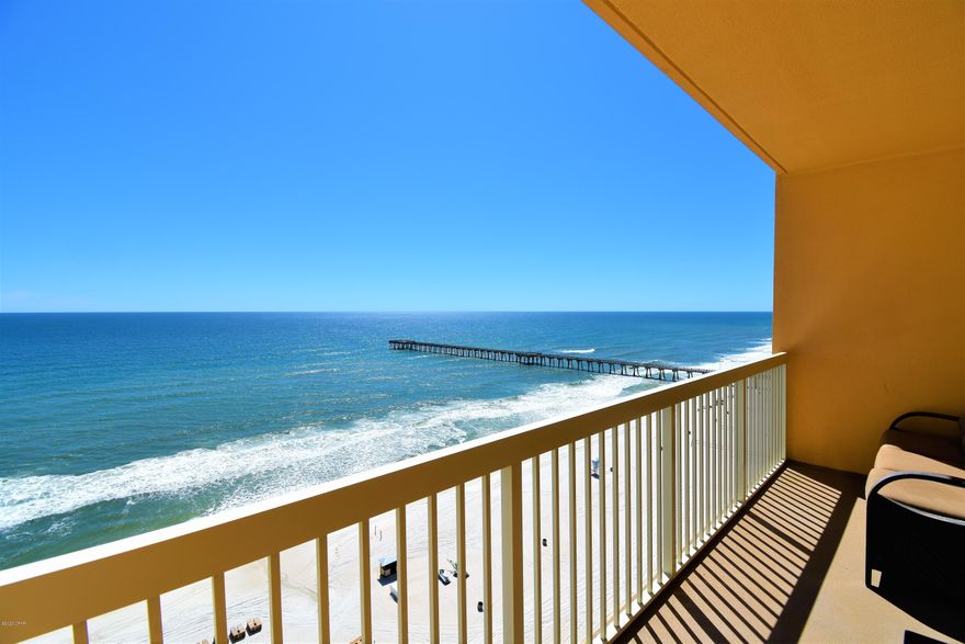 Gulf Front facing condo 1BR/2BA with hallway built in bunks, directly on the Beach. Remodeled and comes furnished. This floorpan offers 1 bedroom with bunks in the hallway and 2 full baths. New paint all through out. Perfect for a vacation rental and can sleep up to 6. Calypso II also offers many amenities such as a pool and tiki bar. Walking distance to Pier Park for all your shopping and restaurants.
