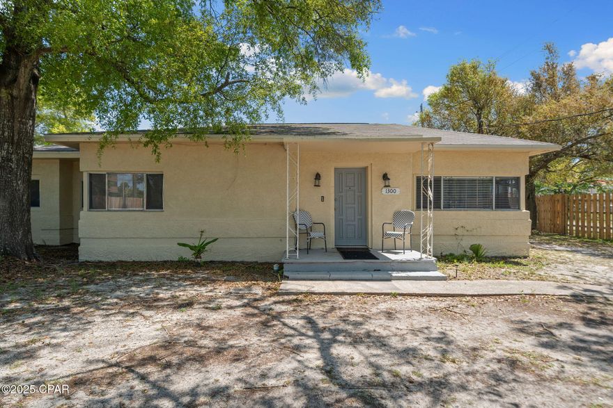 Opportunity Awaits at 1300 Balboa Ave - Multi-Use Zoning, Big Corner Lot and Endless Potential

Looking for your next smart investment or the perfect first home? Welcome to 1300 Balboa Ave, a unique property in the heart of Panama City with multi-use zoning that opens the door to a variety of possibilities.

This home sits on a spacious corner lot and features a brand new fence, offering both privacy and curb appeal. Whether you're an investor looking to convert the property into a duplex or triplex, or a first-time buyer ready to make it your own, this home offers flexibility and value.

Zoned for multi-use, the layout makes it ideal for conversion into a multi-family residence or even a live/work setup. The large corner lot provides excellent street visibility and accessibility. The brand new fencing encloses a generous yard, creating a private space for outdoor living or entertaining.

This property is a great option for buyers entering the housing market, with potential to grow and customize over time. It's also a solid investment opportunity for those looking to generate rental income or explore future development.

Located near downtown Panama City with easy access to shopping, dining, and schools, this home combines location, potential, and affordability.

Schedule your showing today and discover everything 1300 Balboa Ave has to offer.