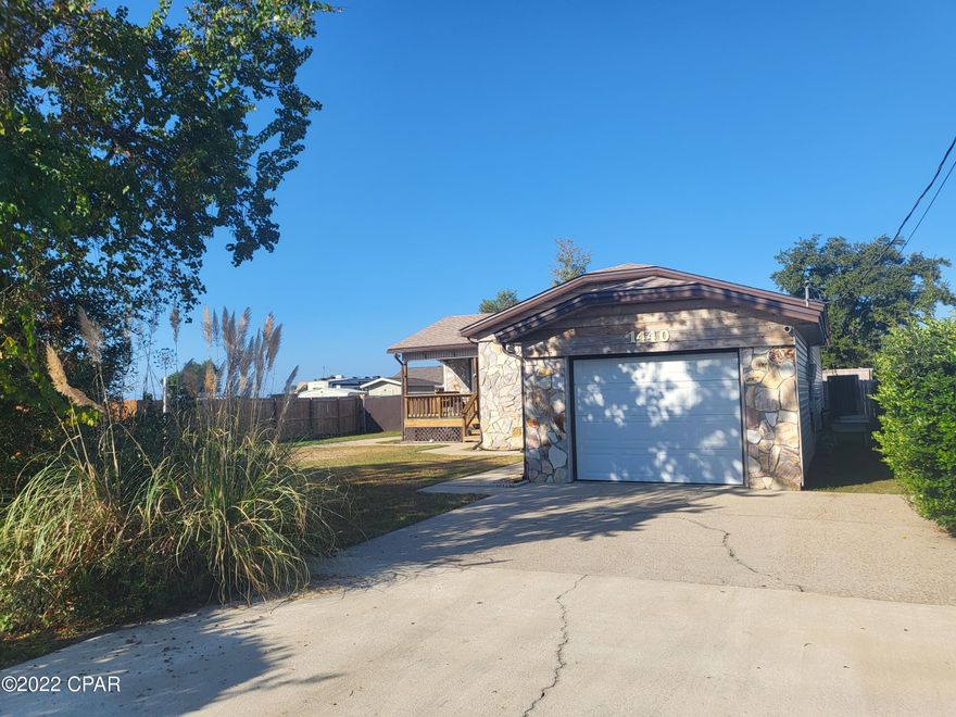 Home is in excellent condition, move in ready and super clean. New survey with elevation cert. provided! High and Dry with a water view from front porch, VERY RESONABLE INSURANCE policy. Entire property has been well cared for and maintained. New duct work and HVAC SYSTEM, All the appliances are in like new condition. Two well appointed storage and workshops are located in the fully fenced yard and accessible by covered attached walkways to home. Home also offers an attached garage. Circle driveway as well as a large gated private drive give you all the off street parking you could need. Very nicely fenced the yard has enough green to offer a respite and at the same time is very low maintenance. Kitchen has tons of counter space and cabinets, with a seperate dining area. MUST SEE!