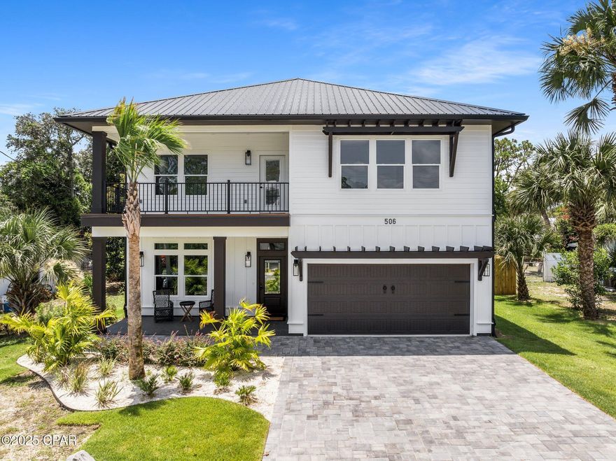 4 Bedrooms | 3 Bathrooms | 2,933 Sq Ft | Built 2025
No HOA | Flood Zone X | Just 0.3 miles to Public Beach Access #47
New construction built by Armeni Construction just steps from the Gulf. This 4-bedroom, 3-bath home offers 2,933 square feet of coastal luxury with 10-foot ceilings, LVP flooring, crown moldings, and a built-in electric fireplace. The designer kitchen features quartz countertops, a fireclay farmhouse sink, Samsung appliances, and soft-close cabinetry.
Upstairs includes a secondary family room and oversized balcony. Energy-efficient with a metal roof, double-pane windows, spray foam attic insulation, sprinkler system, and keyless entry. Fully fenced yard, paved driveway. Short-term rentals are not allowed.
Includes a 1-year builder warranty. Ideal for full-time living or as a second home.