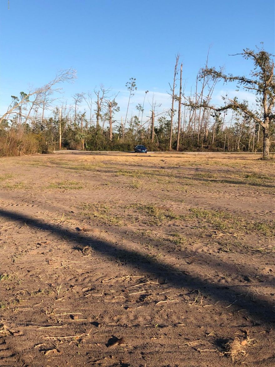 Approximately 1.5 miles North of Lynn Haven!  One of Two Large lots on paved road, .81 acres each! Completely cleared, high and dry, driveway already in place, ready to build!  Contact your agent and come make your choice today! Public water available, electric and phone lines available at the road.