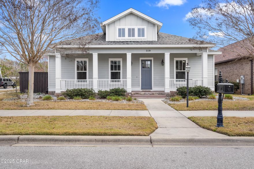 Great opportunity to own a custom built home in Tapestry park with it's own private pool. Tapestry park is located just minutes from the beautiful beaches of Panama City Beach. This home features a beautiful heated swimming pool with hot tub/jacuzzi with waterfall and sun deck. Outdoor shower with a turf covered portion of backyard that could be perfect for your own putting green. Interior features include quartz counter tops with custom cabinets, spacious floor plan with laundry room and large master suite. Kitchen is plumbed for gas and features a gas clothes dryer and pool is heated with natural gas. Too many upgrades too list. Tapestry Park features tennis courts, pickle ball courts, basketball courts and a playground and community room and much more. One of the most desired neighborhoods in Bay County. This home is a must see in this price range.