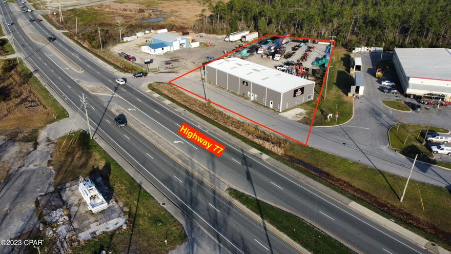 Unique opportunity to own a large warehouse with an even larger lay down yard. This building brings 4,700± square feet of warehouse space and 1,550± square feet of office/retail space. Included inside the ''office'' space is a large retail/reception area, four bathrooms, kitchen, and plenty of desk space. Inside the ''warehouse'' includes one 14x14 rollup door, two 14x16 rollup doors, and a sliding door on the north side of the building. The mezzanine has access from warehouse and is above the office area and brings lots of extra room for storage. Perfect opportunity for service contractors or a distribution center with excellent visibility and easy access. Currently the building is Tenant-Occupied with lease that expires in June of 2023 with tenant ability to extend month to month after.