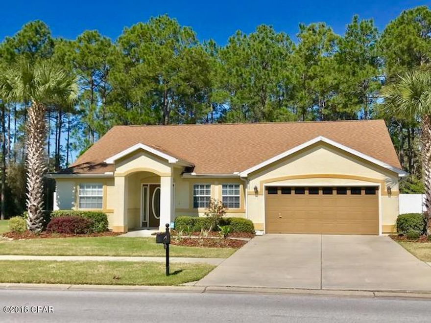 GREAT NEIGHBORHOOD & HOME!

Home consists of 3 bedrooms, 2 full bath,1 half bath, plus office. The placement of the home in the community couldn't be anymore PERFECT, it is located directly across from the pool and near the entrance and exit making it convenient while coming and going.Interior of the home is absolutely immaculate and the exterior is stunning as well. Just a few of the interior features include granite counters, nice dark vinyl plank flooring, high ceiling, recessed lighting, energy-efficient water heater. The back yard is unlike any others in the Hammocks, this particular home backs up to woods, creating a very private feel. All sizes and measurements are approximate and should be checked for accuracy.