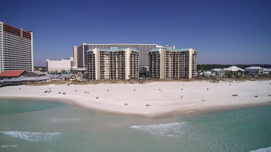 Your new Beach getaway is located on the 3RD floor in the west tower looking out and over Pineapple Willie and the large pool area and out to the Beach for great sunset evenings. This unit has just received new windows and sliding glass door to access your gulf front balcony. The unit has just been freshly painted and comes partially furnished and even the HVAC system has recently been serviced.. So, if your looking for a low floor condo with very manageable HOA dues and restaurants within walking distance, this is the one and seller is very anxious to get this sold.