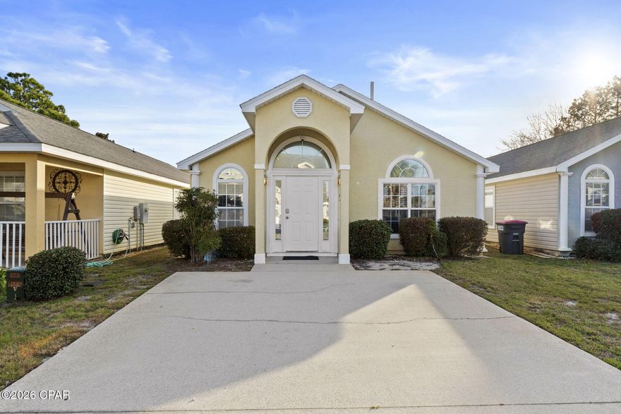 **HOUSE IS OFFERED UNFURNISHED**

Welcome to 104 White Cap Way, a well-maintained 3-bedroom, 2-bath home in Panama City Beach offering a comfortable and functional layout ideal for long-term living. With approximately 1,225 square feet of living space, the home features a bright interior with natural light, an inviting living area that flows into the dining and kitchen spaces, and a backyard perfect for relaxing or outdoor enjoyment. The home will be available unfurnished, allowing tenants the flexibility to make the space their own.

Located in a desirable Panama City Beach neighborhood, this property is conveniently close to shopping, dining, schools, and just minutes from the Gulf beaches. Whether you're seeking a peaceful coastal lifestyle or a centrally located home near everyday conveniences, this unfurnished rental offers comfort, flexibility, and an excellent location.