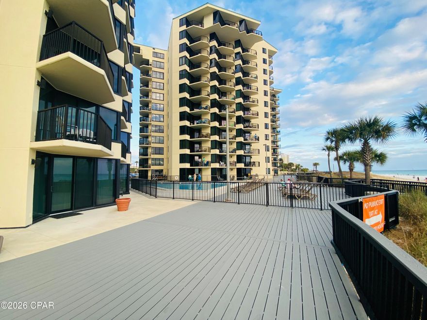 Experience breathtaking Gulf views from this gorgeous 7th-floor Sunbird condo! This beautifully maintained and fully furnished unit is the perfect blend of comfort, style, and investment potential.

Designed to accommodate up to 5 guests, the condo features a queen-size bed, a queen sleeper sofa, and a twin sleeper--ideal for families or vacation rentals. The kitchen is thoughtfully updated with stainless steel appliances and elegant granite countertops, offering both functionality and modern appeal.

Located on Thomas Drive, one of the most desirable and family-friendly areas, this property is highly sought after by vacationers and renters alike.

Enjoy resort-style amenities including two sparkling pools, BBQ grilling areas, a spacious sunbathing deck, and direct beach access--everything you need for the ultimate coastal lifestyle.

Don't miss your chance to own a turnkey beachfront retreat with incredible rental potential!