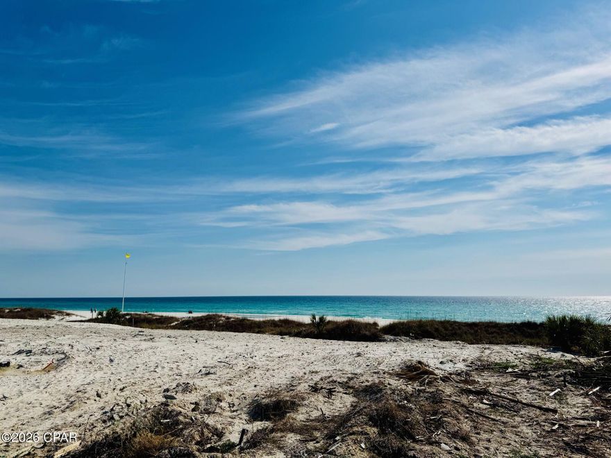 Looking for land to build that new beach house, on the most desirable West End of Panama City Beach, you just found it This property was the old Pineapple Hotel, and it was torn down and replotted for 4 new Gulf Front Lots.  Each Lot is approximately 230' deep and 60' wide, and the seller will provide a platted and approved 4-story house plans and as well DEP permit to build. Look at document section for the plat, survey and building plans.