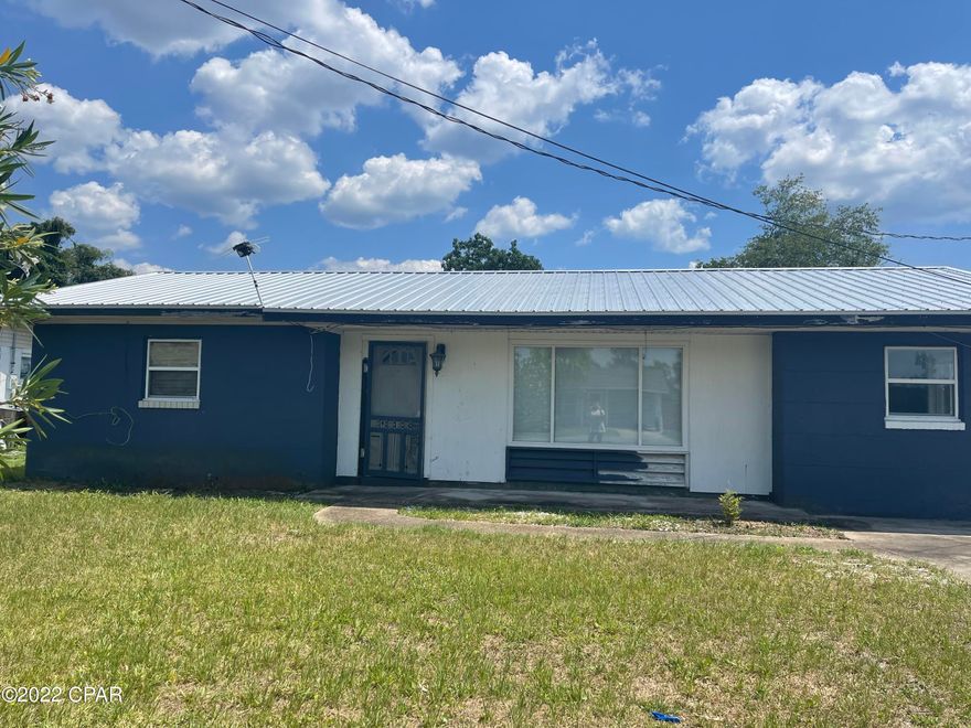 'CURRENTLY UNDER CONTRACT, SELLER ACCEPTING BACKUP OFFERS' INVESTOR ALERT! Cash only. This 3 bed, 1 bath home is located in a highly desirable area in central Panama City with a metal roof and a large backyard. This home is just a quick drive to PCB, parks, restaurants, grocery stores, shopping and more. Check out this property today!