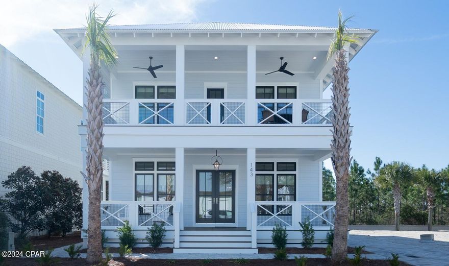 LOCATED IN CYPRESS DUNES sits this BRAND NEW CONSTRUCTION home that is nestled among one of the most scenic areas of COVETED HWY 30A. Featuring 4 Bedrooms and 3 Bathrooms, this custom built home is flooded with natural light!! Cypress Dunes is a gated community offering tennis courts, 2 community pools, including an infinity edge pool overlooking one of the most BREATHTAKING VIEWS of Topsail Hill State Preserve and the Gulf of Mexico. Watch wildlife frolic in its natural setting while simultaneously owning a piece of this coastal luxury gem. This NEW CONSTRUCTION offers many upgrades including, smooth finish bona white flooring throughout, GE Profile appliances, a picturesque screened in back porch and the most amazing front porch overlooking the community pool, just to name a few of the many custom touches! Don't miss out on this one-of-a-kind luxury home in Cypress Dunes!