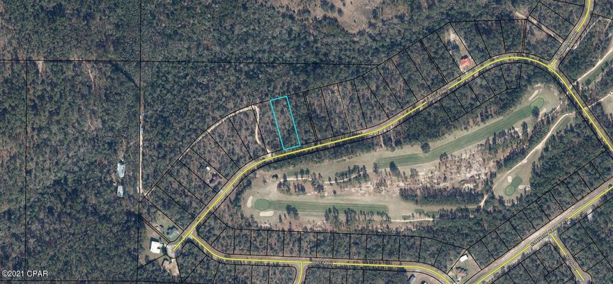 Great building lot in Sunny Hills. Across the street from the golf course