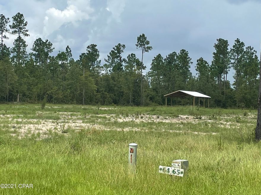 Great 2.16 Acre BUILDING LOT in the popular Blue Springs Plantation. The lot has been cleared and ready for your new home. Good level lot, underground utilities. Already located in the back corner of the lot is a 24 x 36 pole barn to take care of the toys!! There are deed restrictions with a minimum sq footage of 1200 heated sq foot, sorry but no mobile homes. Come ride through this impressive subdivision that is located about 3 miles from a boat ramp on the beautiful Merritt's Mill Pond and Blue Springs Park. Originally there was an HOA and a small fee but there was also common water source and roads. The County have accepted the roads and each home can install their own well so therefore no fees have been billed or collected to the best of our knowledge.
