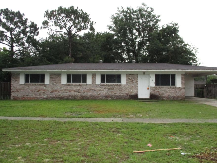 All brick home centrally located in Callaway area features 4 bedrooms, 2 baths, nice open living area with large dining room and comfortable living room. Dining area has a glass door to the outdoor patio and large fenced back yard. Great for entertaining - perfect area for your grill. Attached carport will keep you and your groceries out of the rain! Yard is low maintenance with minimal landscaping. Multiple offers, please contact your agent for deadline details. (All sizes approximate and taken from public records, buyer to verify any details buyer deems important).