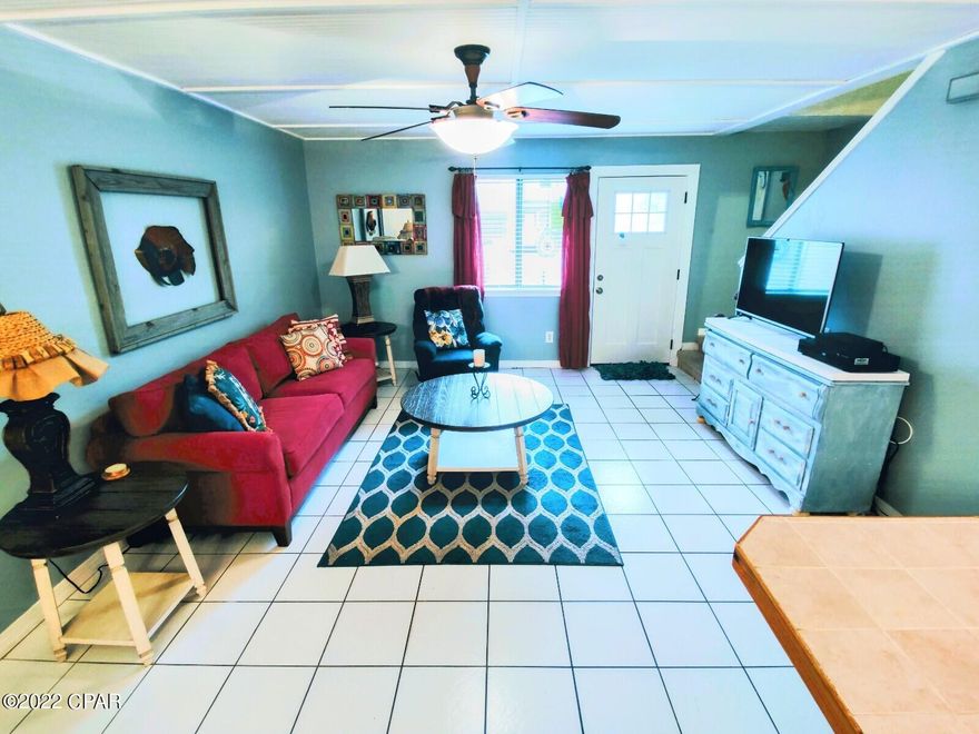 'CURRENTLY UNDER CONTRACT, SELLER ACCEPTING BACKUP OFFERS' .. 2 BR ~ 1.5 Baths ~ End Unit ~ Remodeled.  Close to the Beach. Gulf Highlands Beach Resort is a GATED RESORT in the HEART of PCB and Walking Distance to... Dining, Shopping, Post Office, and Walmart.  HOA fees $750/Qtr include Household Trash, Internet, Lawn Mowing, Sprinklers, Some Pest Control,  and the Amenities... 11 Pools ''5 Heated'', 4 Tennis Courts '' 2 Lighted'', Workout/Gym Room, 18 Hole Mini Golf, 2 Playgrounds, Shuffleboard Courts, Conference Center, and a Private Club House with a Snack Bar on The Beach along with 1 of the 11 Pools. NO extra charge to use the Amenities.  Property is in a FLOOD ZONE. Age, S/F, and Dimensions are approximate... Please verify if important.