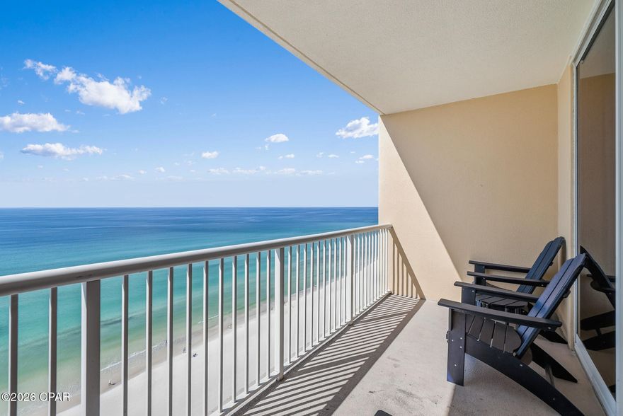 Gulf-Front Luxury at Majestic Beach Resort - Lowest Priced 1BR/2BA! Experience the very best of Panama City Beach** from Unit 1706 -- a wonderful 17th-floor, one-bedroom, two-bath condo offering breathtaking Gulf views and unbeatable value. Designed to comfortably accommodate up to four guests, this beautifully appointed beach retreat blends comfort, style, and convenience. This Condo Features: A Private balcony with panoramic Gulf and sugar-white sand views, Open-concept living space filled with natural light, a fully equipped kitchen with full-size appliances -- perfect for entertaining, Spacious primary suite, two full bathrooms for added privacy and flexibility and an in-unit washer and dryer. The Resort-Style Amenities include: Five swimming pools (indoor & outdoor), Three hot tubs, Direct beach access, State-of-the-art fitness center, Private movie theater, Tennis & pickleball courts, Game room, On-site dining, including a Starbucks café & seasonal poolside grill, Covered parking and High-speed elevators. Majestic Beach Resort resides in a prime location, centrally located just a short drive to Pier Park, Aaron Bessant Park, and some of the area's best dining, entertainment, and shopping options. Whether you're searching for a vacation getaway, investment property, or personal beachfront escape, Unit 1706 delivers Gulf-front luxury at an exceptional price. Schedule your viewing today! All dimensions are approximated and should be verified if deemed important.