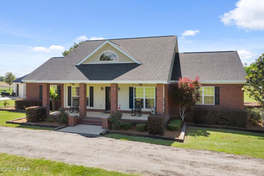 Dreaming of Country living?  Situated on over 11 acres this 4-bedroom, 3 bath craftsman style home is picture perfect from top to bottom! Enter the foyer and you are immediately greeted with an open floor plan boasting a gourmet kitchen with custom cabinetry, breakfast bar, pantry and a spacious living/dining room. The master suite occupies one side of the home with his/her closets, double vanity, custom tiled shower, and separate soaking tub. Other inside features include three guest bedrooms, 2 full baths, office space and laundry room with outdoor access. Outside you will find luscious landscaping, an oversized back porch perfect for grilling out, detached garage and a 24x24 barn complete with 4 lean-to's, insulation, a/c unit, dog washing station, kennels, and water/electricity. This rare find is located close to Hwy 273 and Hwy 231.