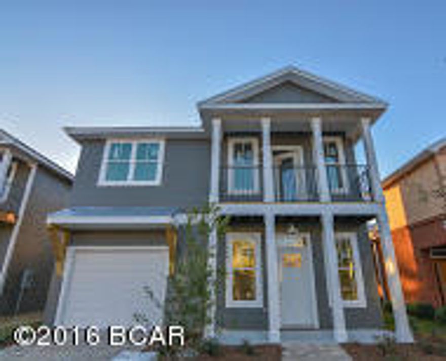 New Construction Rosemary Beach Style homes right here in Panama City Beach. These Stunning homes offer 4 or 5 bedrooms, we have several floor plans to choose from. Marble Counter tops in Kitchen and Granite in Bathrooms. Homes come with wood looking tile floors and pre engineered wood looking floors. Laundry is on the second floor, Homes are constructed with Stucco and Hardy board siding vinyl trim, all homes have paver driveways and community has a nice BB! area and community pool. Come see this Beautiful community today. Open Daily.