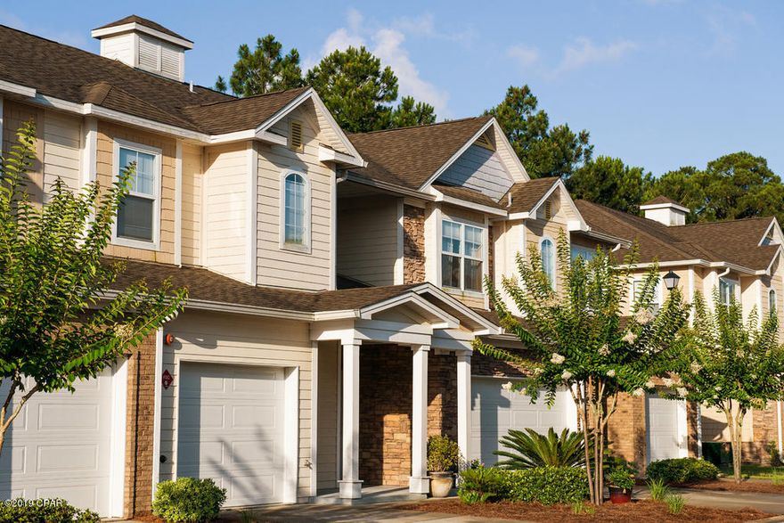 BACK ON MARKET. This Charming 2BR/2.5BA town home features ceramic tile, granite countertops with breakfast bar and raised ceilings. The over sized master bedroom features a full bath and a huge walk in closet. You will love the Maintenance free living, great beach location and gated community. Villas at Suncrest has lush, tropical landscaping throughout, attractive upgraded stone fronts, cedar shake, clap board siding and brick fronts. The Community offers private Residence Clubhouse, Community Pool, calming Serenity Ponds and Fitness Center. All of this and in a great location within minutes to shopping, the beach, golf, church, entertainment and Aquatic Center. All measurements are approximate. Please verify if important.