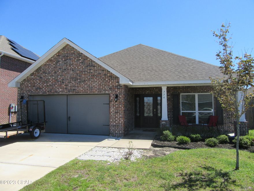 Located in the much desired community of Lynn Haven on the newly developed private community of Andrews Plantation, this beautiful 3 bedroom 2 bath home is convenient to shopping, dining, schools, and centrally located to the Worlds Most Beautiful Beaches and Military Installations. Amenities include but not limited to vinyl wood plank flooring, paint, trim, upgraded fixtures, granite counter tops, cabinets, and stainless appliances, fenced in backyard along with a spacious screen in back patio. This property has an large 2 car garage. Living area is a very large open space with an island wet bar for entertaining. This property has amazing smart home features. All property sizes and ages are approximate, please measure and/or verify if important. School assignments are subject to change, please check with Bay County for most accurate information. Deposit is the same as the rent. Pet's allowed with breed restrictions and owner approval.