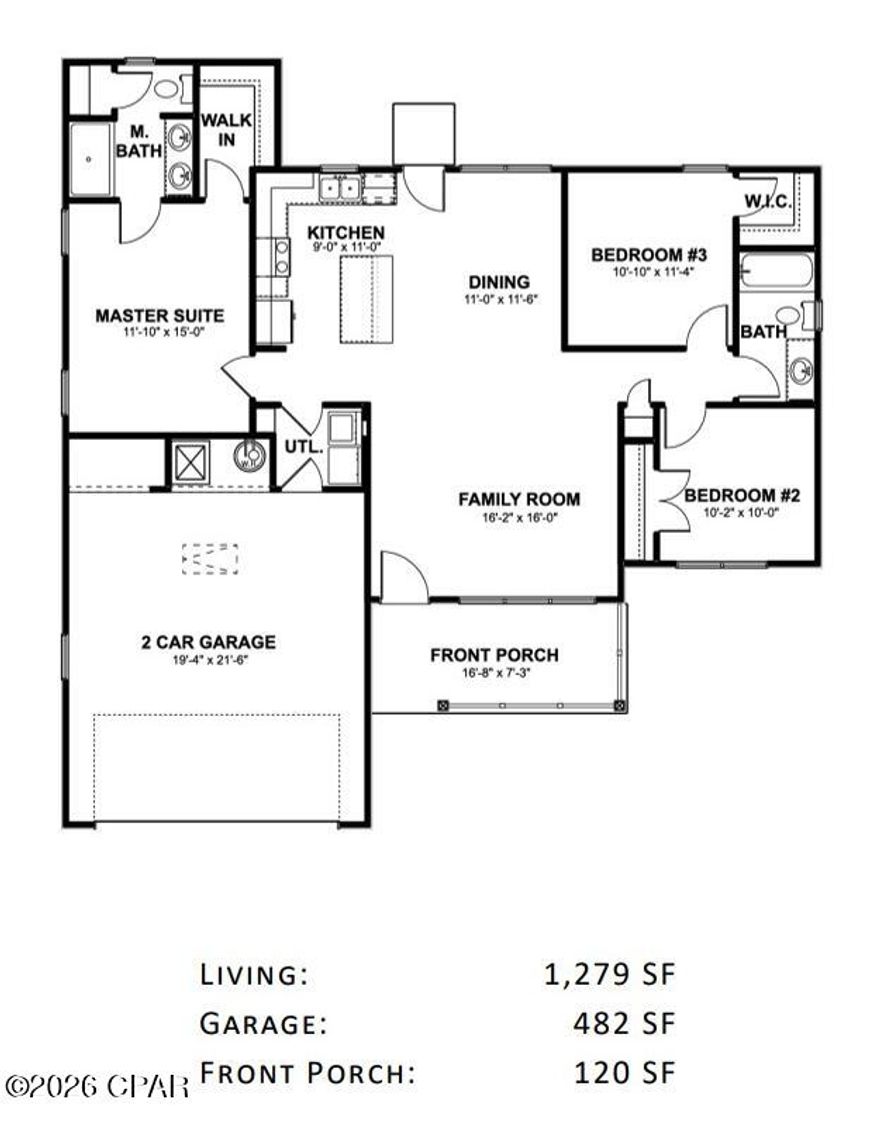 Emerald Model - UNDER CONSTRUCTION with estimated completion mid to end of February. Photos are from 3900 Bricknell Ave Chipley, FL. 

**Actual colors scheme will vary per home.

Step into The Emerald, offering 1,279 sq. ft. of thoughtfully designed living space with 3 bedrooms, 2 bathrooms, and a 2-car garage. Enjoy modern touches like granite countertops, luxury vinyl plank flooring, stainless steel appliances, and soft-close cabinetry. Built with quality and style, this home includes a 1-2-10 Builder's Warranty and termite prevention system for peace of mind.

We also have other Emerald homes available, plus a variety of additional models and color schemes to fit your style and budget.