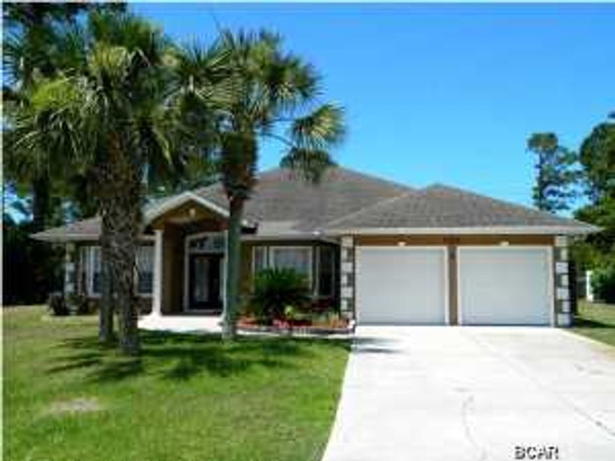 This 3 bedroom, 2.5 bathroom home is centrally located off North Lagoon Drive in the Palm Bay community. Interior features include a dining room with decorative tile flooring, wood burning fireplace, and an updated kitchen with granite counter tops, stainless steel appliances and a tile back splash. The master bathroom features a double vanity, garden tub with separate glass shower, and a spacious walk-in closet. The guest bedrooms share a Jack-and-Jill bathroom. Exterior features include a screened porch, storage shed, and fully fenced yard. The two car garage includes a full size washer and dryer and an additional refrigerator. Rent includes lawn service. Pet negotiable with $250 non-refundable fee.