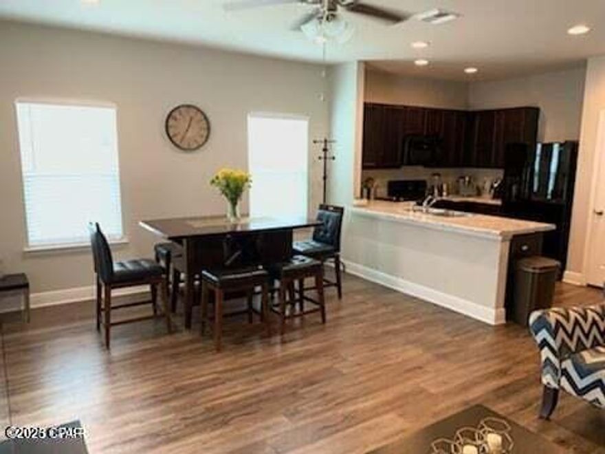 This 3br 2.5bath townhome is within walking distance to shopping and restaurants. Property has extra privacy being an end unit. Only 7 minutes to Tyndall AFB.  Pets welcome with restrictions. 1 year lease required.