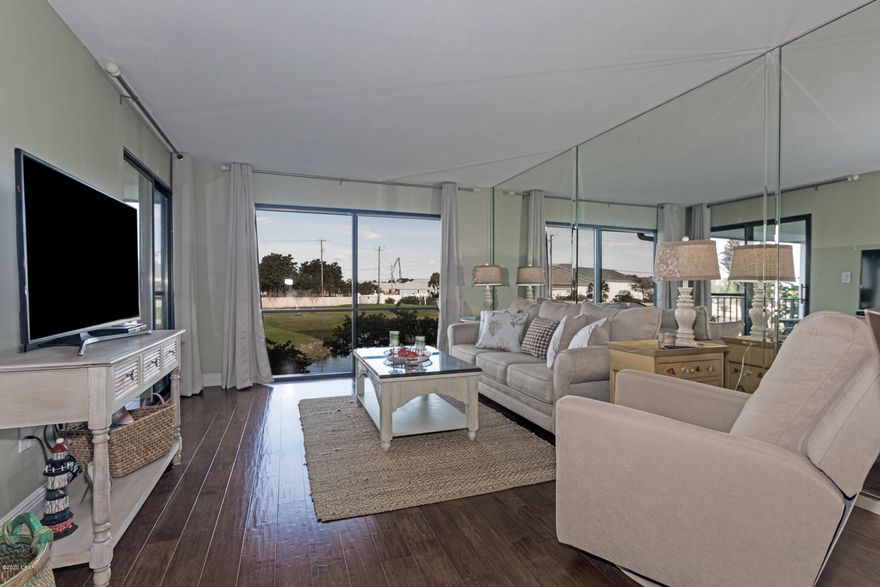 ACTIVE CONTINGENT SELLER TAKING BACK UP OFFERSIf you are looking for a recently refurbished unit that is over the TOP..

This is it.. Never Been on a Rental Program.

 Wood Look tile Throughout this unit .  Granite counters,

Kitchen remodel in the last few years  upgrade doors, All fogged windows replaced Stainless appliances and The Coastal Furniture is like Brand New .Barely Used  ! This unit also has the Old drop down ceilings removed replaced with sheet rock ceilings. Wainscoting down the Hallway and Bar Area  Located in the rear of the Golf Villas where it is nice and quite,

Looks out over the Golf Course and Pond. This 2nd

 story unit is move in ready