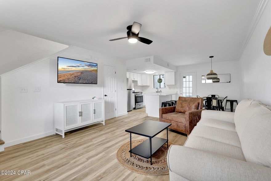 Indulge in the perfect blend of revenue potential and coastal charm with this meticulously upgraded townhouse in the sought-after Gulf Highlands community. This exceptional residence, currently a booked vacation rental on track to achieve over $40,000 in rental revenue since the new year, offers not just a home but an investment opportunity with remarkably low insurance costs.Step inside and be captivated by the modern allure of this turnkey property. The interiors have been transformed with exquisite upgrades, including quartz countertops, new cabinets, and renovated bathrooms. Immerse yourself in the comfort of all-new furnishings and flooring that contribute to an elevated living experience.The kitchen, a focal point of this residence, features top-tier stainless steel appliances and high-end fixtures, adding a touch of brilliance to each room. The attention to detail is apparent throughout, ensuring that every corner reflects a commitment to quality and aesthetics.
Gulf Highlands, situated in a prime location, offers beach access, a selection of pools, shuffleboard, tennis, and more. It's not just a residence; it's a lifestyle. Enjoy the convenience of nearby shopping and dining, making every day a coastal retreat. Don't miss the chance to own a piece of paradise that doubles as a lucrative investment.