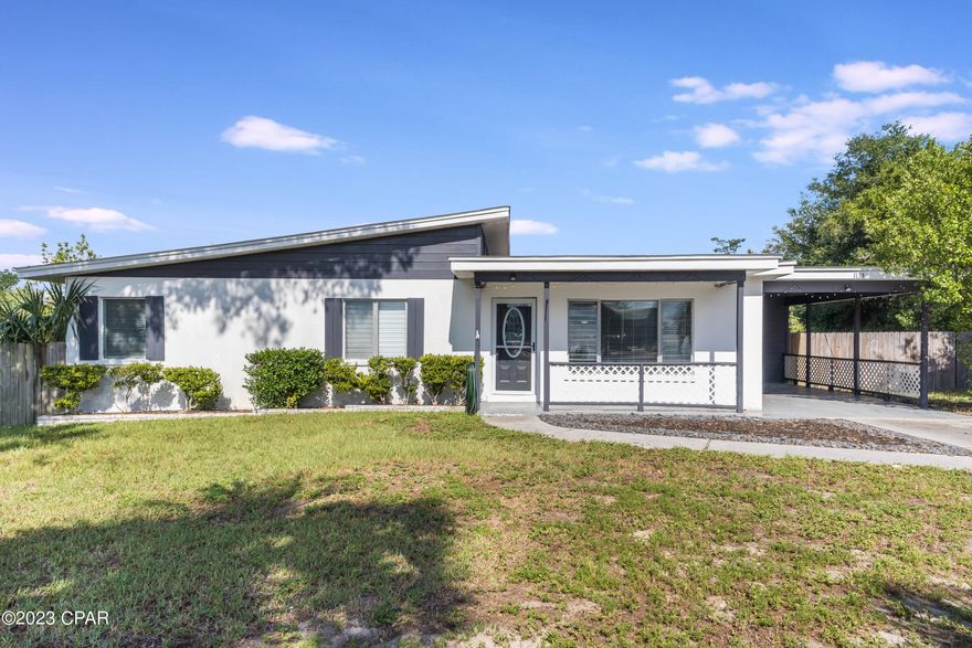 CURRENTLY UNDER CONTRACT, SELLER WILL CONSIDER BACKUP OFFERS Looking for a GREAT home in the highly desirable Garden Club area? Check out the BEST PRICED, 3 bedroom, 2 bath, in Panama City. LOCATION, LOCATION, LOCATION! This great home is right across the street from Palm Bay Prep and a hop, skip, and jump away from Bay Memorial Park and Al Helms Dog Park. Only a few blocks from the bay and a few blocks from Johnson Bayou and Asbell Park. The Panama City Marina is only 1.5 miles away and the St Andrews Marina is 2 miles away. Whether you are a lover of dogs, parks, bird watching, fishing, boating, camping this home is sure to accommodate your needs. The exterior of this home features an oversized driveway, covered parking, and good sized front and back yard with a great open patio in the back for bbq's. The interior of the ranch style home features over 1800 heated and cooled living space and storage giving you plenty of space for entertaining guests with a formal living and dining area as well as a HUGE den area with a wood burning fire place.  The bedrooms are all good size and sure to accommodate your furniture. The laundry room is away from the bedrooms so you can do laundry anytime of day or night without interrupting your sleep. There is lots of extra space in laundry area for storage as well as plenty of extra closets throughout the home. Call your Realtor today to see this GREAT priced home TODAY!