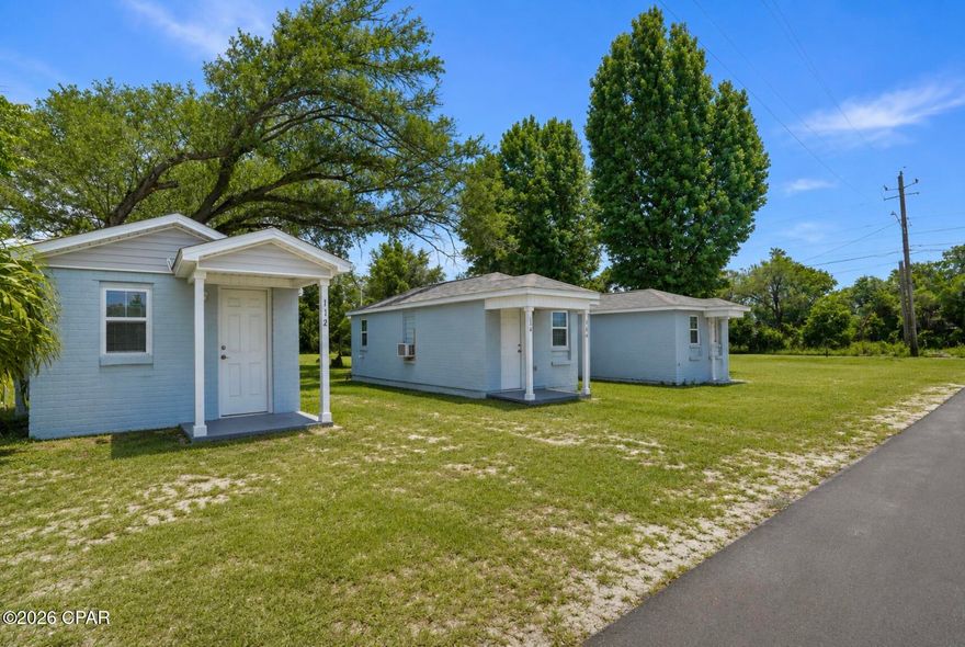 Welcome to a turnkey income-producing investment opportunity designed for ease, efficiency, and long-term value. Remodeled in 2021, this unique property features six detached single-family units, each offering one bedroom, one spacious bathroom, a comfortable living area, with a functional kitchen.

Fully occupied and currently generating $63,900 in annual gross rental income, this property offers immediate cash flow with rent rolls available for review. Each unit was thoughtfully updated in 2021 with major improvements including 30-year dimensional shingle roofs, energy-efficient windows, updated electrical wiring, fresh sheetrock, interior paint, luxury vinyl plank flooring, new kitchen cabinetry, and updated countertops.

For streamlined management, each unit is individually metered for both water and electricity, helping simplify operations and reduce owner responsibility. With six separate dwellings, modernized systems, and established rental income already in place, this property is a strong addition to any investment portfolio.

Whether you are looking to expand your rental holdings, secure consistent income, or invest in a low-maintenance multi-unit property, this turnkey opportunity is ready to perform from day one. Buyer to confirm measurements. Some photos edited and staged
