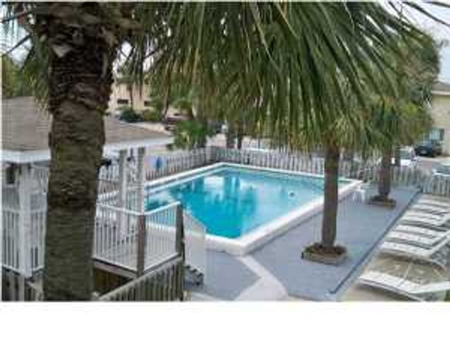 Very nicely maintained ground floor unit. Tile throughout, end unit with lots of light from side windows. Located just behind the pool. This 1 bedroom unit can sleep 4 if your looking for a rental property. Complex offers pool, sun deck with picnic tables that have Gulf views. You do have Private beach with tables and grills. New A/C unit 6/1/2013.