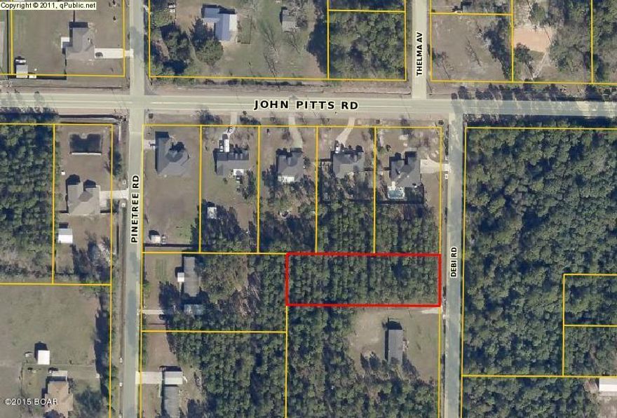 Nice residential lot is waiting for you in the Bayou George area! Close to Star Ave., convenient to make a drive into work at Tyndall. Also a quick drive down Hwy. 77 and your at the Mall and restaurants just minutes away! Mobile homes are allowed or this property would make for a nice building lot on .65 of acre. Go check it out!!! NO FLOOD INSURANCE REQUIRED!!!