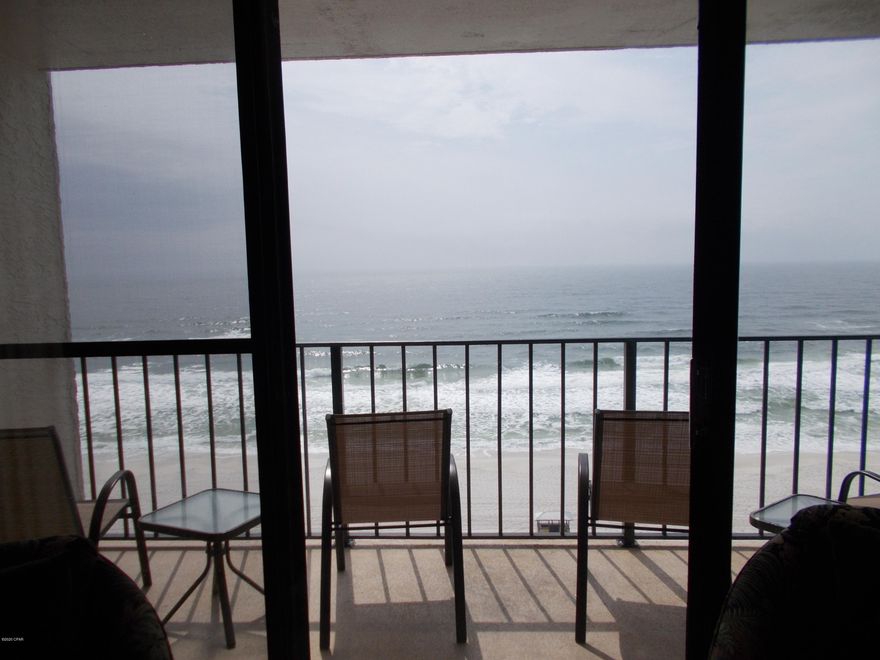 Spectacular Gulf Views in this lovely Upgraded, condo. Perfect floor to

WATCH DOLPHIN JUMP...The kitchen offers beautiful wood cabinets, stainless steel appliances, granite counter tops & new Microwave. This Open Floor Plan offers a new pull out sofa in the LR &  glass sliding doors to the balcony.

The AC,  W/D & BR Carpet are less than 3 years old..

New GRANITE Bathroom.

 Treat yourself to a heated pool & hot tub out front, & the Lagoon Pool just a few steps away.

Amenities  include free Golf to owner & immediate family, Tram Service, Physical Fitness Center, Oceans Bar & Grill,

Edgies  Market with Starbucks, Gift Shop, & 24 hr. security!   Owner pets welcome.  Trolley service to Pier Park . This is a

GREAT RENTAL UNIT - this type unit has brought in over $31,000 in annual

income/