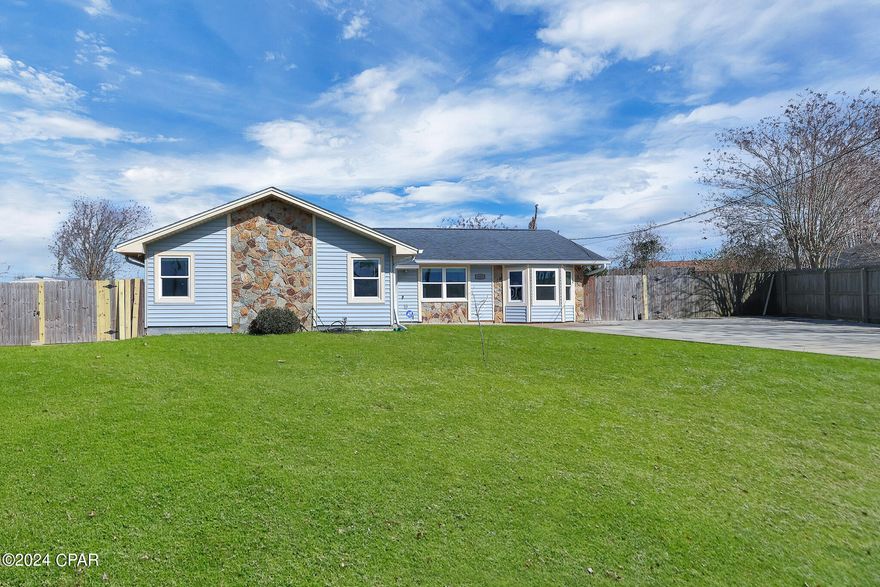 CURRENTLY UNDER CONTRACT, SELLER WILL CONSIDER BACKUP OFFERS—
Welcome to 921 Kevin Court, an inviting haven in Panama City, Florida, designed with accessibility and comfort in mind. This home is nestled on a large lot at the end of a cup-de-sac. This spacious 4-bedroom, 2-bathroom home features a bonus room, custom cabinets, and stainless steel appliances, blending practicality with elegance.

Indulge in the convenience and safety of the accessible SafeStep shower/bath combo, catering to individuals of all abilities. Set on a generous lot, the property boasts a fully fenced yard, ensuring privacy and security for outdoor activities and relaxation.

Enhanced with a powered shed, this home offers ample storage space or a versatile workshop area. The HVAC system and water heater were both replaced in 2021 ensuring optimal climate control, and 5-year-old roof offering efficiency and durability.

Centrally located, this residence offers easy access to amenities, schools, and entertainment venues, promising a lifestyle of convenience and enjoyment. Don't miss the opportunity to make this meticulously designed home yours - schedule a showing today!


Photos with grass have been enhanced to improve image. Any information or measurements to be verified if deemed important by buyer.