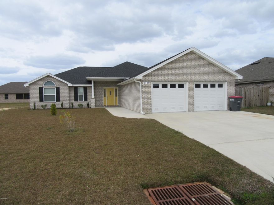 Gorgeous 3/2 home in desirable Bylsma Manor Estates. Granite countertops, natural wood cabinets, upgraded appliances and a trey ceiling. The master bedroom has a large walk in closet, full bath, study and a trey ceiling and crown molding. The floors are wood plank throughout the living areas and wall to wall carpet in the bedrooms. Two car garage and a large back yard that. Pets allowed with owner approval and NON REFUNDABLE pet fee applies per pet. Breed restrictions apply. No Cats. All property sizes and ages are approximate, please measure and/or verify if important. School assignments are subject to change, please check with Bay County for most accurate information. Deposit is the same as the rent.