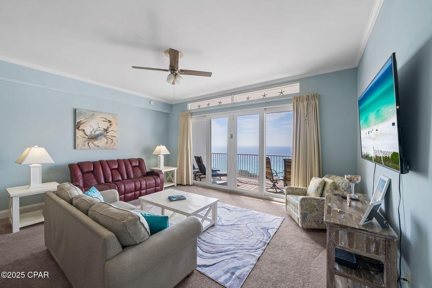 NOW THE LOWEST PRICED PENTHOUSE at Laketown Wharf! This PENTHOUSE level condo offers 13' high ceilings, beautiful Gulf views and is an incredible value for anyone looking to own in one of the most amenity rich resorts in Panama City Beach. The unit has been well maintained and provides a great opportunity for light personal touches to make it shine even more for personal use or short term rentals.

Enjoy a spacious layout, a large balcony overlooking the Gulf, and generous sleeping capacity for guests. With its strong rental potential and unbeatable location, this penthouse is priced to sell and ready for its next owner.

Laketown Wharf sits in the heart of Thomas Drive, directly across from Pineapple Willys and within walking distance of Walmart, restaurants, entertainment, and the soon to reopen Tootsies set for early 2026. The resort offers amenities that are hard to match including five pools, large fitness center, on site dining and retail, nightly fountain shows, and 810 Billiards and Bowling.

If you are looking for a Gulf view penthouse with excellent value and big potential, this one deserves a look. Contact your agent for more information.