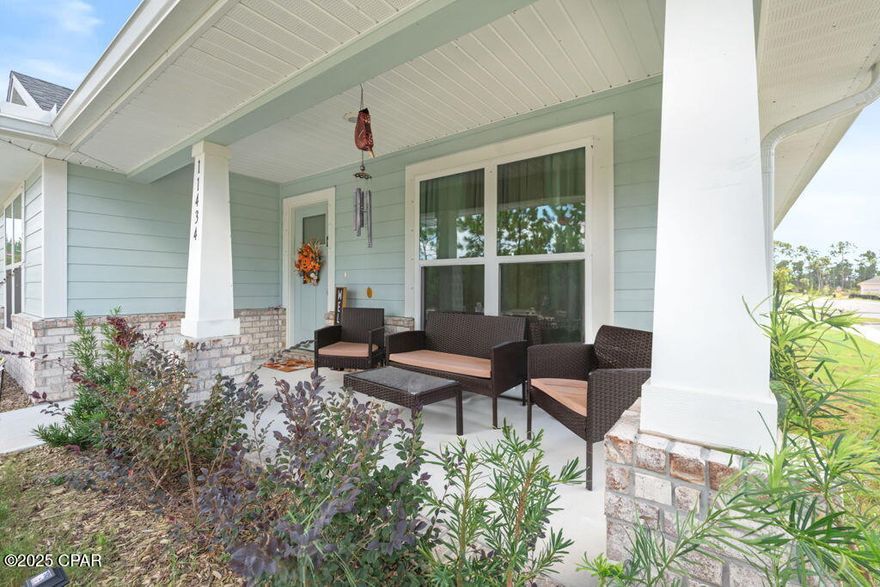 Coastal living meets everyday convenience in this stunning 3-bedroom, 2-bath home just minutes from Tyndall AFB. Nestled in a highly desirable waterfront community with direct access to the Bay and Gulf, this home is a dream for boaters, anglers, and sunset-chasers alike. Durable Hardie board siding, hurricane shutters, and a rear-entry garage deliver both peace of mind and polished curb appeal.
Step inside to discover granite countertops, sleek modern finishes, and thoughtfully chosen upgrades that make the space as functional as it is stylish. Whether you're unwinding after a long day or entertaining friends fresh off the water, this home fits the Florida lifestyle perfectly. Located close to shopping, dining, and everything that makes coastal living irresistible—plus a one-year home warranty for extra confidence.
Bottom line: this isn't just where you live... it's how you live.