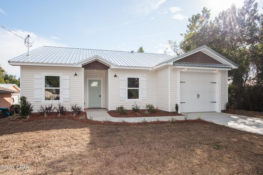 New construction in a magnificent West End location! Smell the salt air as you step out of your front door for your five minute walk to the white sandy beach! Your beautiful new Beach House is nestled in a quiet golf-cart friendly neighborhood on the far West End, only 3 blocks off the beach, 3 minutes away from 2 large grocery stores and 4 minutes away from Highway 30a! Step inside and marvel at the high ceilings and beautiful luxury plank floors! The lighting, color palette, finishes and fixtures have been professionally chosen by Susan Silverthorn Designs for that perfect Beach House look and feel! The chef will love the beautiful kitchen with soft-close Shaker cabinets, granite counter tops, coordinating  backsplash, and stainless steel appliances! The large master bedroom has high ceilings and a huge master closet, and the master bath features double vanities and a lovely shower with floor to ceiling tile and a custom glass door! Smart Home features are modern and energy efficient LED lighting throughout, WiFi enabled garage door opener, WiFi enabled thermostat, and WiFi enabled irrigation! Designer interior colors, a garage, fully sodded and irrigated lot, and a beautiful patio in the backyard for grilling and entertaining! Construction is complete and this wonderful beach house is ready for you to call HOME!