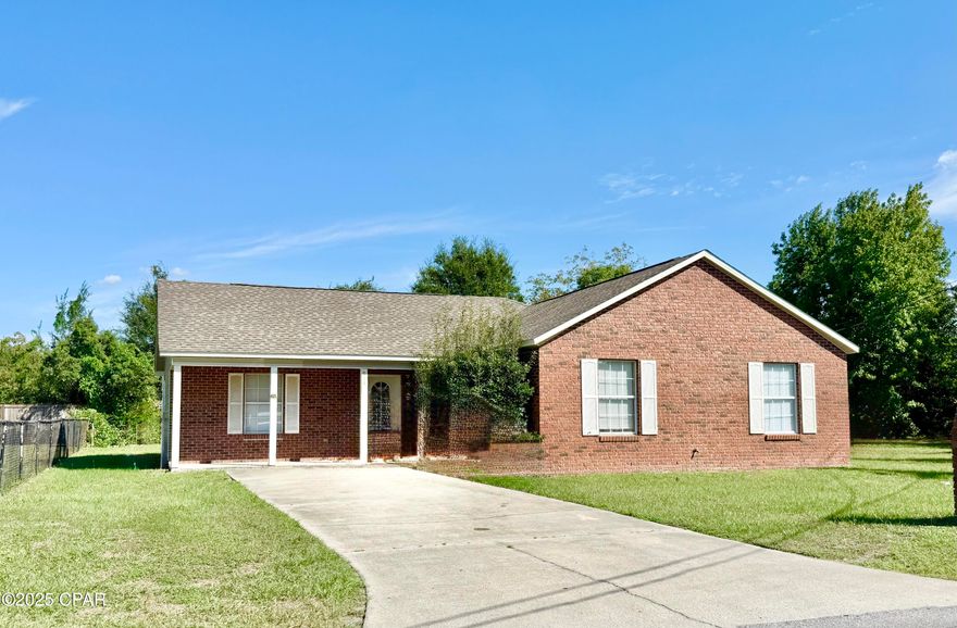 4 bedroom, 2 bath home on a 75x100 lot in Panama City. This property features a split floor plan with a functional layout and ample living space. Located in a quiet setting with convenient access to Tyndall Air Force Base and downtown Panama City. Plenty of room both inside and out for a variety of needs. Schedule your showing today! All information is deemed reliable but is not guaranteed buyer to verify if important.