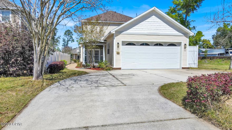 Welcome to this stunning home conveniently located just a quick walk from North Bay Haven and by the New Publix shopping center on 231. You'll immediately notice the open floorplan & many windows brightening the home! The home's movie theater room is a true standout feature, inclusive with a 3k Epson projector & projector screen plus surround sound that will transport you into your favorite movies. Upstairs, you'll find the master suite with a large walk-in closet, en-suite bathroom, jetted soaking tub, walk-in shower & balcony perfect for your morning coffee. This highly sought-after neighborhood has 3 expansive parks throughout, playground, gym, pool & even a dock with bayou access for a canoe or bay boat! Ask your favorite agent for the full list of the MANY additional features today!