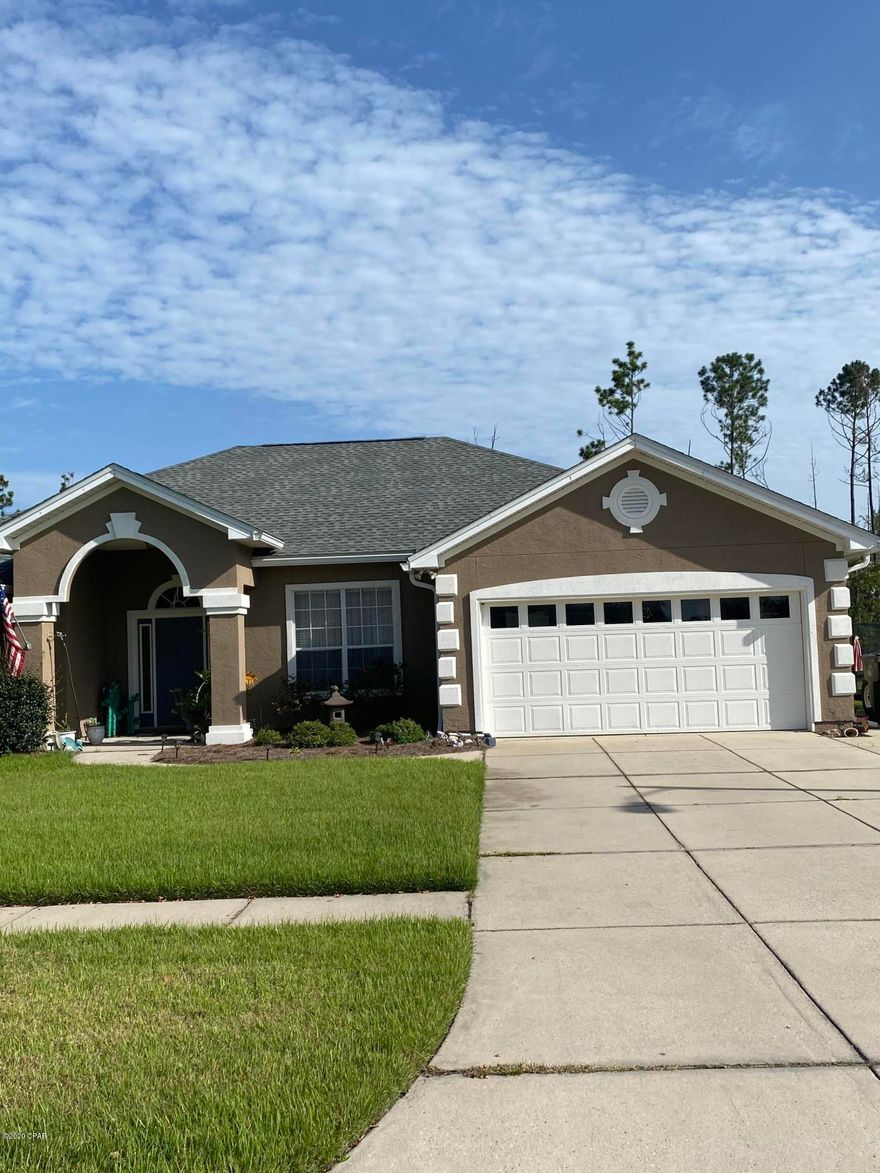 For rent...  Spacious, unfurnished 4 bedroom/ 2 bath 2,200 sq ft home with pool.  Located in the sought after Mowat Highlands subdivision in Lynn Haven.  Florida room and wood burning fireplace.  Owner pays for lawn service and pool!