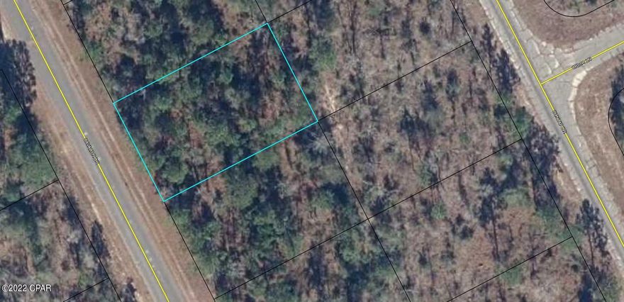Nice building lot in Sunny Hills. Lot is mostly wooded. Not far from golf course. Several fishing lakes in the area. Sunny Hills is restricted to site built homes, no mobile homes. Buyers to verify any/all info with proper county offices.