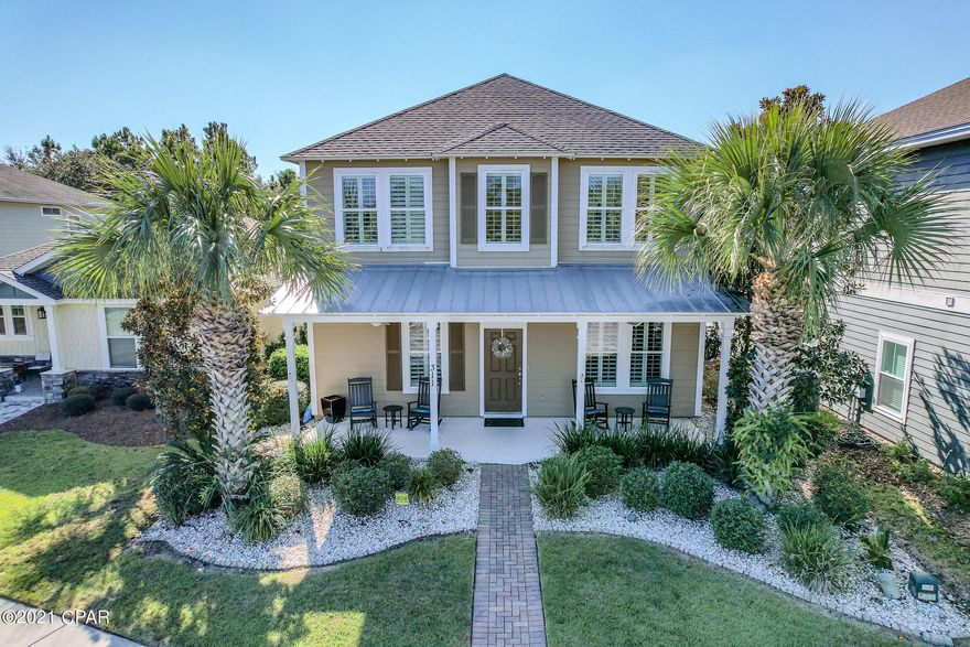 CURRENTLY UNDER CONTRACT, SELLER ACCEPTING BACKUP OFFER This awesome well-cared for home is located in the sought after, lakewater front, community of Turtle Cove. Home includes a beautiful,ground floor Master  suite  complete with garden tub & lovely tiled shower. There are 3 bedrooms  upstairs complimented with an open,spacious, bonus area . There is a wonderful open living, dining, and kitchen area ideal for entertaining with lots of natural light. The kitchen boasts of a double gas oven,gorgeous counters and a breakfast bar.  The kitchen opens to a sweet screen porch &  outdoor living space perfect for cozy evenings. Parking is an ease with a large driveway complete with pavers and a garage. There is an outdoor shed for storage. area & tennis courts.The community is centrally located to the beach and more!