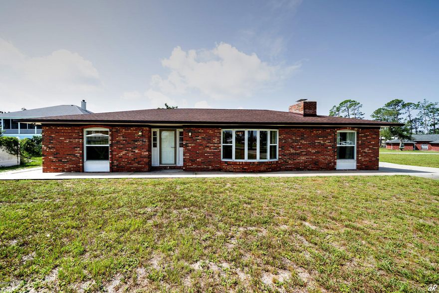 Beautiful 3/2 ranch home with office situated on a large corner lot. Boasting Stainless Steel appliances, washer and dryer, 2 Hot Water Heaters, Pergo Laminate flooring in the main areas, and carpet in the bedrooms. Storm windows and doors, Updated lighting and fixtures. Tile Baths with Porcelain Pedestal Sinks., Built in Bookshelves and storage in the office. Great sized Bedrooms, and ample storage. A 4x7 Shed out side, and newly painted car port with ceiling fans. This home is in a quiet area, yet close to everything. Close to schools, shopping, Boat launch, Bay County Airport, beaches and Tyndall Air Force base. Public boat ramp 1/2 mile away. Call today to schedule your private tour.